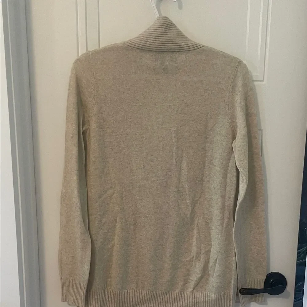 Intermix V-neck Cream Sweater
